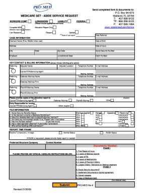 MSA SERVICES REQUEST .